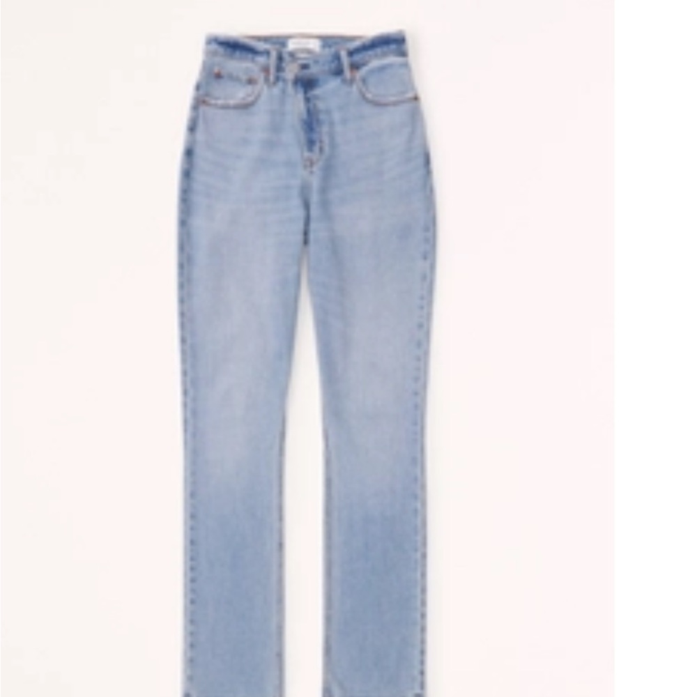 Light Blue High-Rise Straight Women’s Jeans